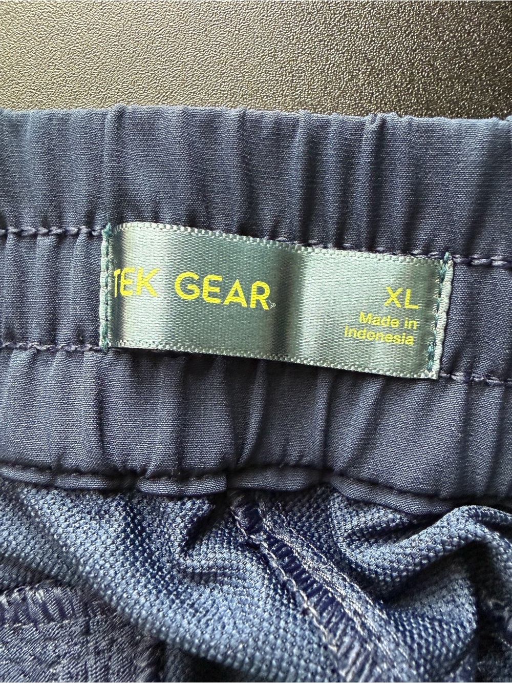 tek gear Navy High-Waist Pull-On Shorts - Picture 3 of 6